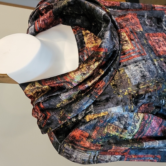 🏷Cowl Neck Velvet-Like Long Sleeve - Picture 11 of 13